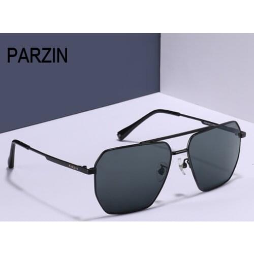 Parzin Polarized Sunglasses Men UV400 Protection Mens Sun Glasses Women Rectangle Fashion Luxury Eyewear Fishing Oculos De Sol