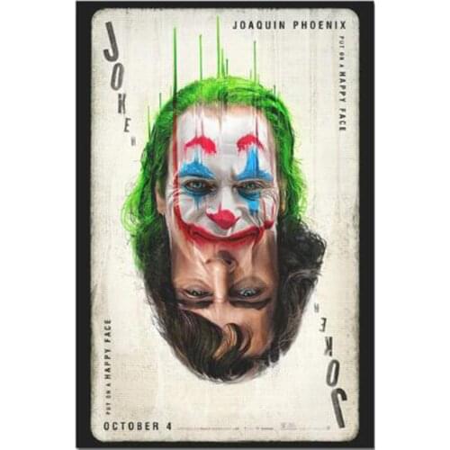 Full Square/Round Drill 5D DIY Diamond Painting "Clown Joker movie poster" Embroidery Cross Stitch 3D Home Decor gift WG1651
