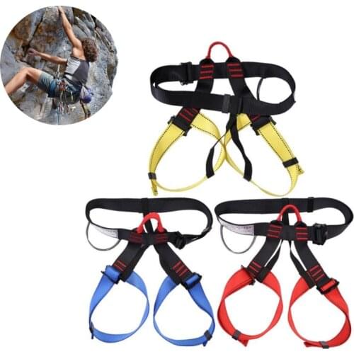 Survival Equipment Harness Aerial Climbing Equipment Outdoor Sports Belt Climbing Harness Waist Support Half Body Safety Belt