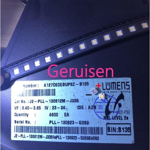 10000PCS LUMENS LED Backlight 1W 3V 3535 3537 Cool white LCD Backlight for TV Application A129CECEBP18A-2092 NEW 3D