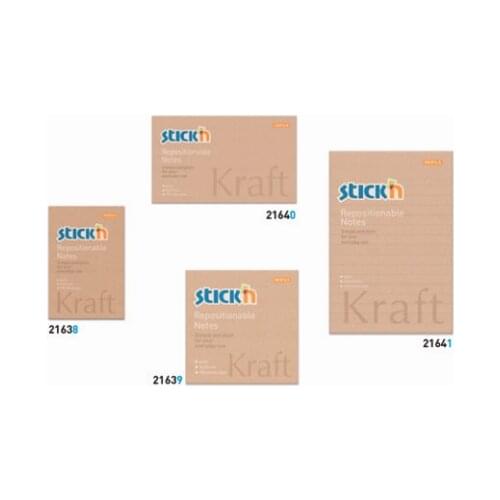 All directions adhesive note paper kraft neon pastel colors stripe self adhesive note paper Dıy