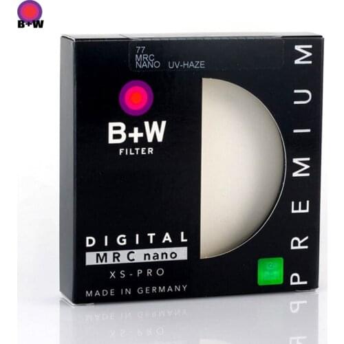 B+W 49mm 52mm 55mm 58mm 62mm 67mm 72mm 77mm 82mm XS-PRO MRC Nano UV Haze Protective Filter
