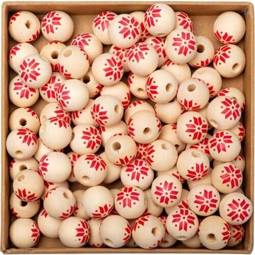Wooden Beads for Crafts 10 Pcs Assorted Unfinished Wood Beads Used for Garland Farmhouse Decor Jewelry Making
