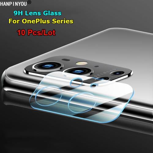 10 Pcs/Lot For OnePlus 9 9R Pro 8T 7T Nord CE N10 N100 5G Back Camera Lens Protector Rear Camera Tempered Glass Film