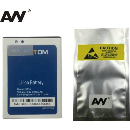 AVY 3000mAh Battery For Homtom HT16 Pro HT16Pro Mobile Phone Replacement Li-ion Batteries Bateria 100% Tested In stock