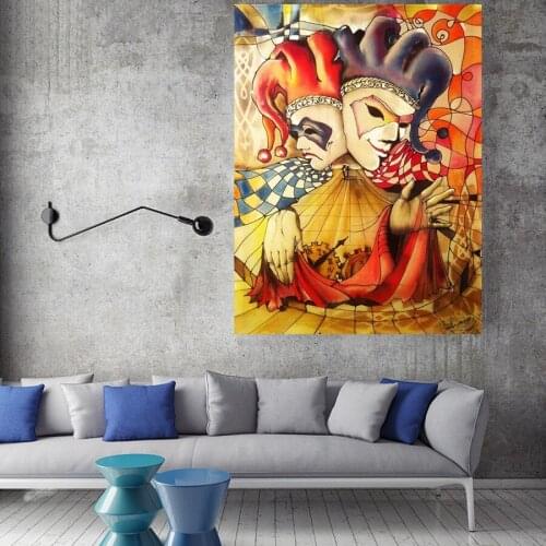 Anime clown 5d Diamond Embroidery DIY Diamond Painting Cross Stitch Kits full square round Diamond Mosaic Pearl Home Art