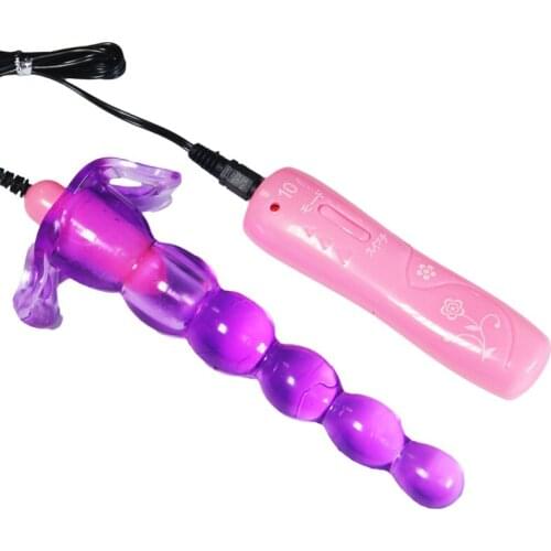 Anal beads vibrator Women Vibrating Jump Egg Waterproof Bullet Massage butt plugs g-spot clit Sex Toy Women Adult Product shop