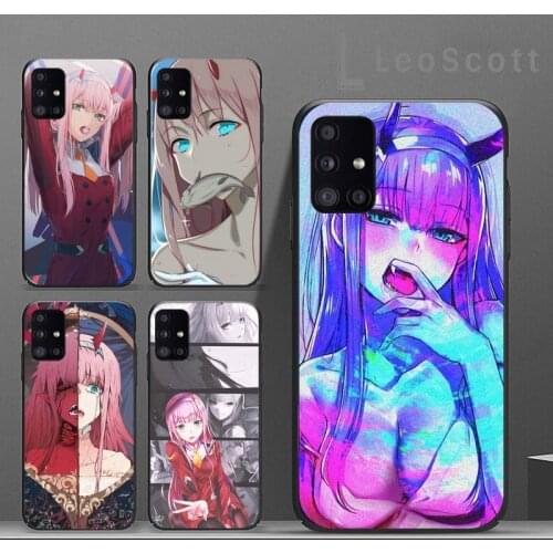 Zero Two Darling in the FranXX Anime Phone Case For Samsung A40 A31 A50 A51 A71 A20E A20S S8 S9 S10 S20 Plus note 20 ultra