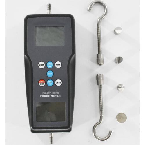 Digital Pull and Push Force Tester 980N FM-207-100K dynamometer Kgf, gf, N, Lbf