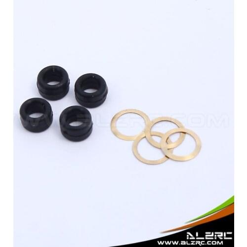 ALZRC 450SE V2 horizontal shaft washer / black 80 degree H12014 Track Shipping