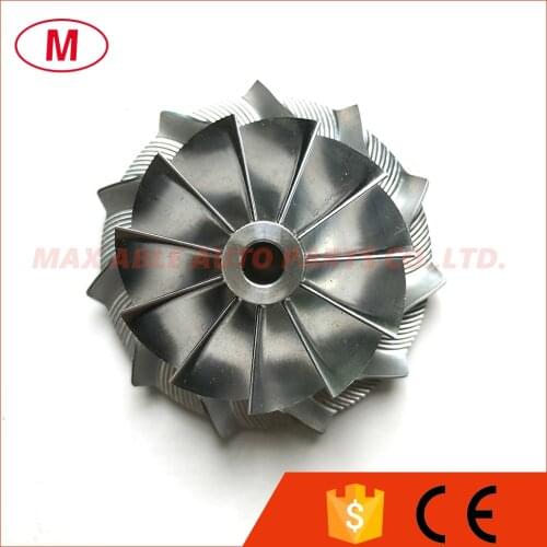 GT15- 25 36.30/49.00mm 11+0 blades Performance Turbo Billet compressor wheel/Aluminum 2618/Milling for Turbocharger Cartridge