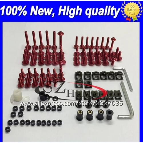 Fairing bolt full bolts kit For HONDA CBR1000RR 04 05 06 07 CBR1000 RR CBR 1000 RR 2004 2005 2006 Windscreen screw screws Nuts