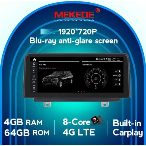 Mekede Android 10.0 Car multimedia Player for BMW X5 F15 X6 F16 2014-2017 NBT System GPS Navigation IPS 4G LTE WIFI 1920*720