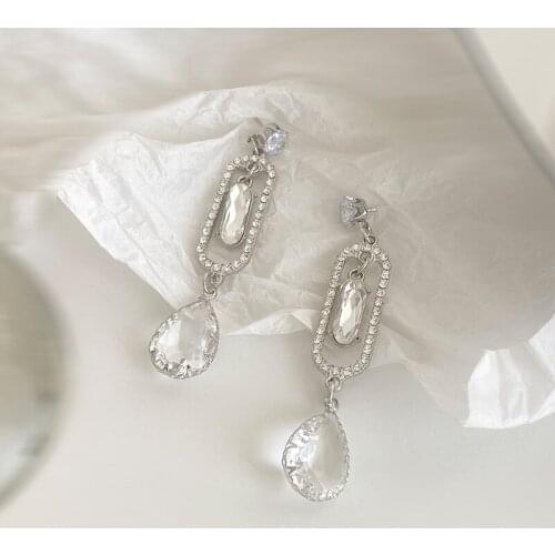 Женские серебрянные серьги MENGJIQIAO China At AliExpress