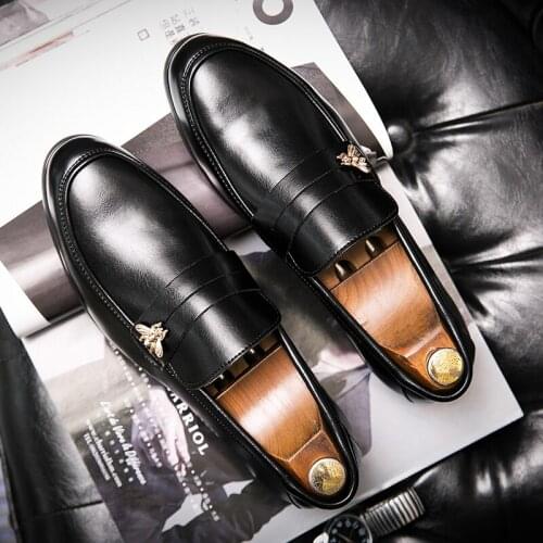 Shoes mens original 2021 mens office business dress leather flat shoes mens split wedding shoes zapatos hombre мужская обувь