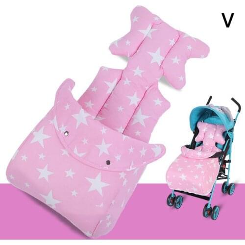 2019 New Printed Stroller Cushion Seat Cover Cotton Baby Stroller Mat Mattress Strollers Accessories Dropshipping