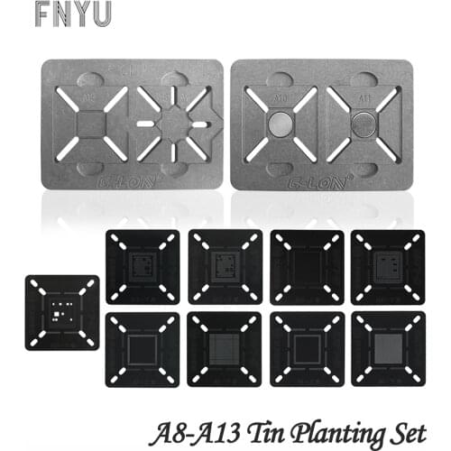 NEW SS-601H Tin planting Double-sided positioning fixture Steel net Maintenance Template for iPhone CPU A8 A9 A10 A11 A12 A13