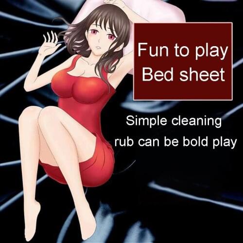 S M L PVC Waterproof Sex Bed Sheets Adult Sex Toys Enhance Pleasure SM Bondage Flirting Mattress Cover Bedding Products