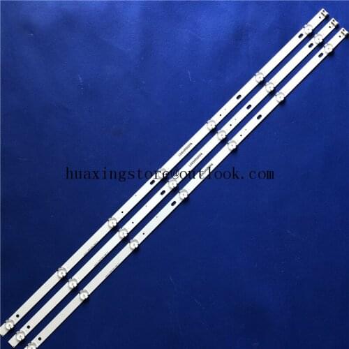 LED Backlight strip(3) for LG 43UJ635V 43UJ675V 43UK6300PLB 43UJ651V 43UJ634V 43UJ630V 43UJ561V 43UJ655V LC43490059A LC43490058A