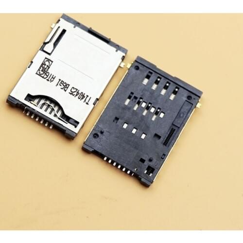 10pcs Self Push SIM Card Connector Port SIM Socket for Phone Table PC