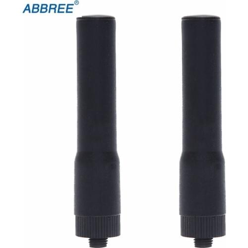 2PCS ST20 Dual Band SMA-Female/SMA-Male /BNC 144MHz/430MHz Soft Antenna for Yaesu BAOFENG Wonxun Walkie Talkie 2 way radio SF20