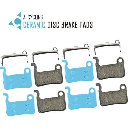 4 Pairs Bicycle Ceramics DISC BRAKE PADS FOR Shimano A01S M06 M07 XTR M975 M966 M965 Saint M800 XT M775 M765 M665 DEORE M545