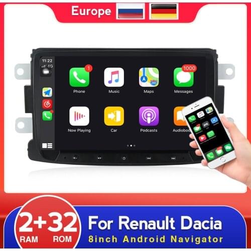 2din Android 2+32G Car Radio Autoradio Car Multimedia Player GPS Mirrorlink Car Stereo for Renault Duster/Logan/Dokker WIFI BT