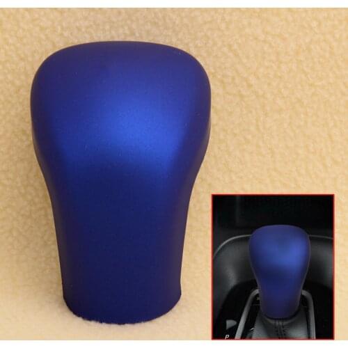Car ABS Gear Shift Shifter Knob Cover Trim Matte Blue Fit For Toyota Corolla 2019 2020