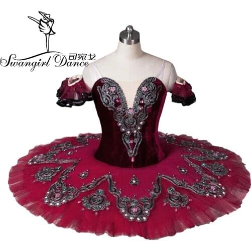 Girls mulberry swan lake ballet costumes red ballet tutu adult professional ballet tutu ballet costumes performanceBT8992