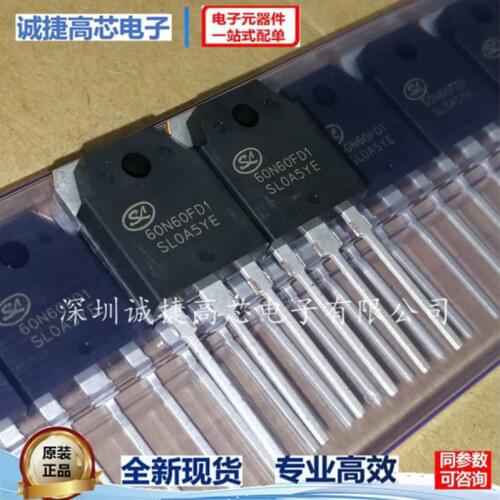 Free shipping Real 100% Original NEW 10PCS/LOT 60N60FD1 SGT60N60FD1 SGT60N60FD1PN TO-3P