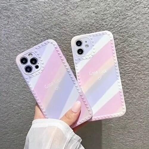 For Iphone Case 11 Good Luck Silicone Case for Apple iphone 7 8 6 6s plus 11 12 mini 13 pro xs max X XR Straight Edge Thin Cover