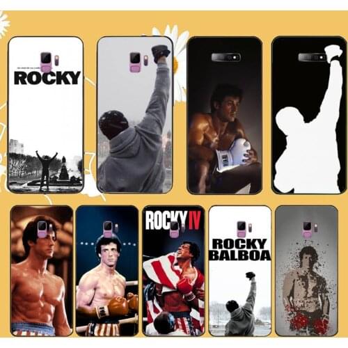 Rocky Balboa famous boxer fashion Phone Case For Samsung galaxy S 9 10 20 A 10 21 30 31 40 50 51 71 s note 20 j 4 2018 plus