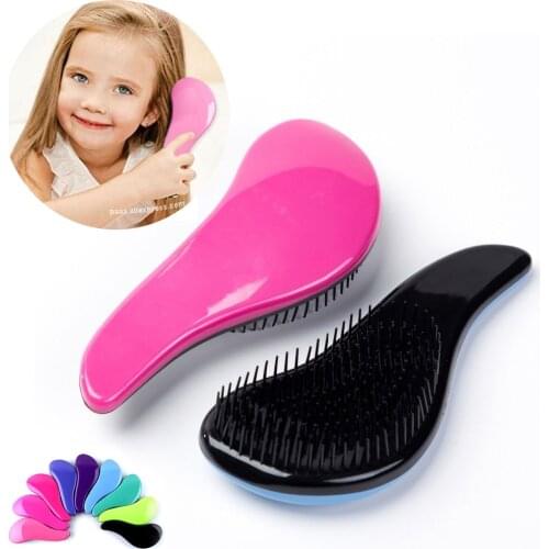 Baby Kids and Women Detangling Hair Brush Combs Salon Gentle Anti-static Brush Tangle Wet Dry Bristles Handle Tangle Curly