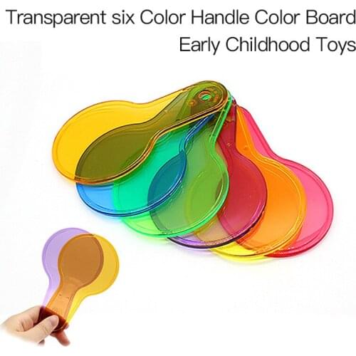 6pcs/set Baby Montessori Coloring Learning Boards Baby Early Educational Painting Game Plastic Drawing Insert Blocks Kids Toys