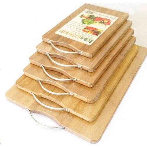 Chinese Kitchen Cutting Board Large Thick Bamboo Cutting Board Solid Wood Knife Board Fruit Cutting Board Stall Bamboo Cutting