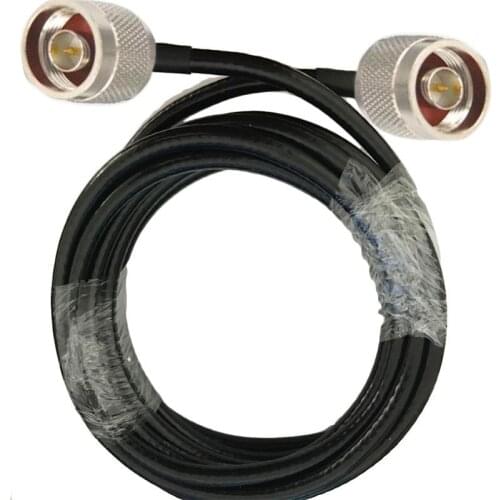 50-5 5D-FB Coaxial Cable N Male to N Male connector RF Coax Cable 50ohm 50cm 1/2/3/5/10/15/20m