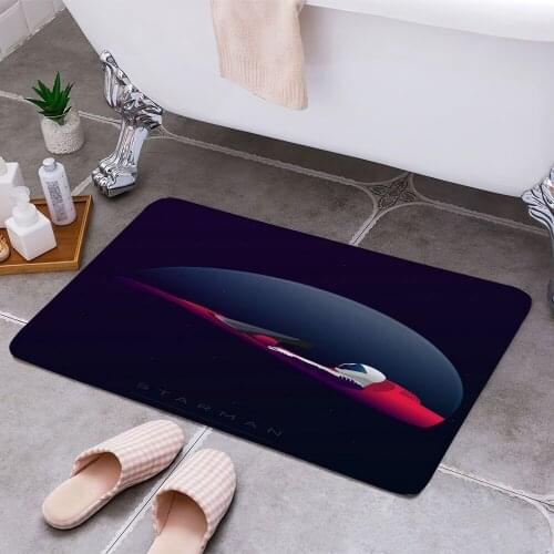 Starman Carpet Areas Rug Non-slip Floor Mat Rug 3D Printing Living Room Bedroom Door Mat Home Decoration