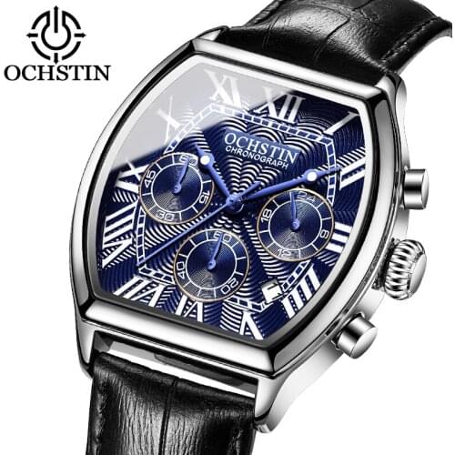 OCHSTIN New Fashion Mens Watches Top Luxury Brand Unique Sports Men Watch Mens Quartz Date Clock Wrist Watch Relogio Masculino