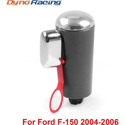 OEM: 4L3Z7213BA Chrome Shifter Handle With Top Cap and Button For Ford F-150 F 150 2004-2006