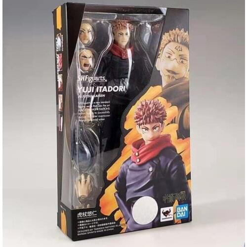 Original Bandai Jujutsu Kaisen SHF Itadori Yuji Gojo Satoru FIGURE Kids Toys Model Figurals Brinquedos Action Figure