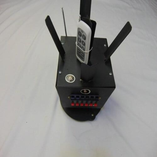 DMX Shooting Wire Whirling 6 Cues Remote Fireworks DJ Style Special Effect 2020 New Year Connect 433mhz Machine Smart Switch
