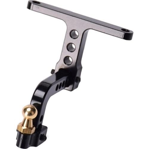 RISE-CNC Metal Adjustable Trailer Hitch Receiver Tow Hook for TRX4 SCX10 D90 1/10 RC Crawler Car Rear Bumper