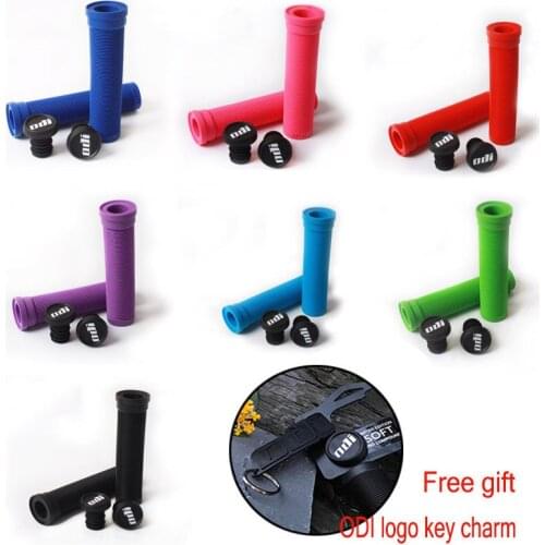 ODI Silica Bicycle Handlebar Grips Non-slip Shock-absorbing Wear-resistant Handlebar Cover XC AM Downhill Folding Bike Keychain