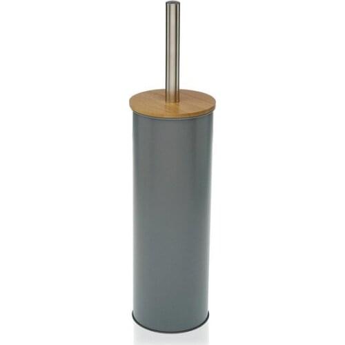 Toilet Brush Metal Grey