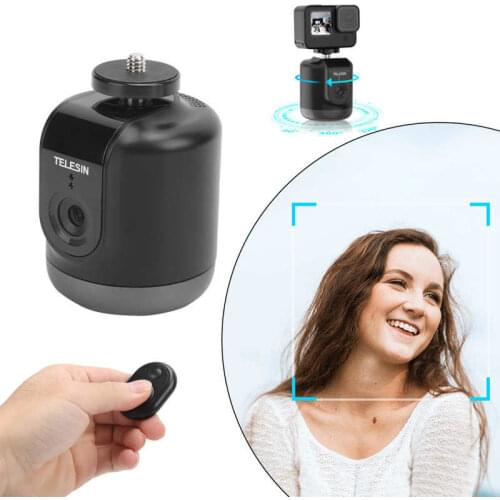 TELESIN Intelligent Selfie Shooting Gimbal 360 Degree Auto Face Tracking For Gopro For Osmo Action Camera Vlog Record Youtube
