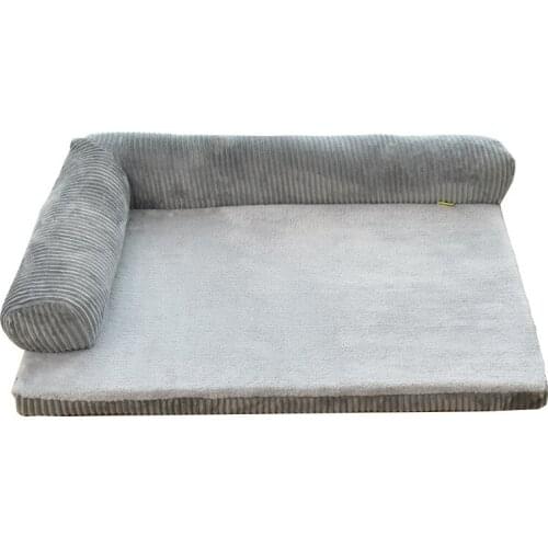 Warm Corduroy Padded Plus Size Dog Bed Cat House Kennel Mat Small medium Large Dogs House Sofa Pet Basket Bed