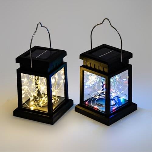 Outdoor small star solar flashlight, garden waterproof chandelier, wall lamp, balcony decorative lamp, landscape lamp