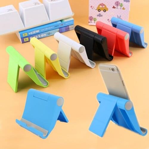 Universal table stand Phones Accessories colorful tablet lazy holder for iphone Samsung Mobile phone pad Back Cover