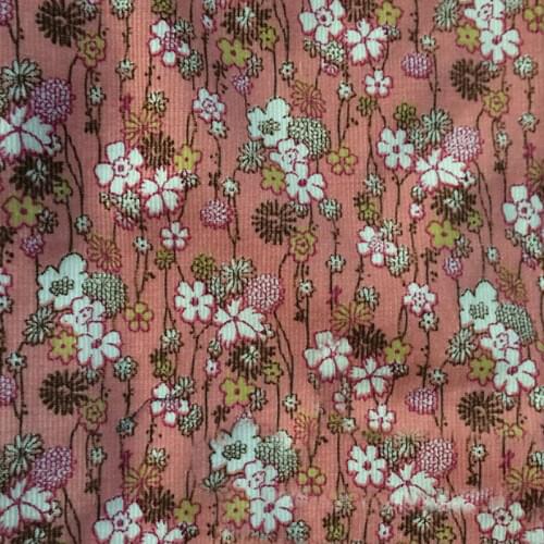 110x100cm 100% Cotton thickened corduroy print fabric for womens dress, baby cloth Bedding Textile Patchwork Quilt Sewing DIY