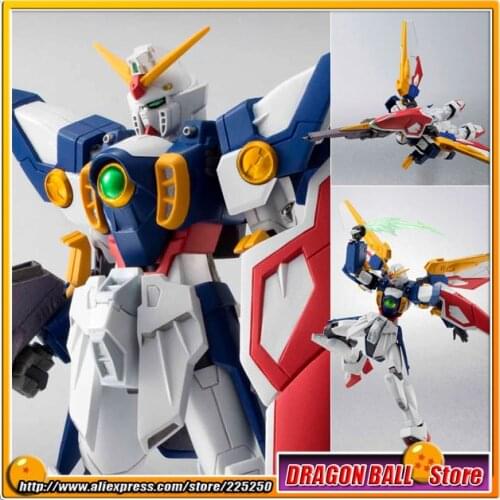Japan Anime "Gundam W" Original Bandai Tamashii Nations Robot Spirits Action Figure No.156 - Wing Gundam